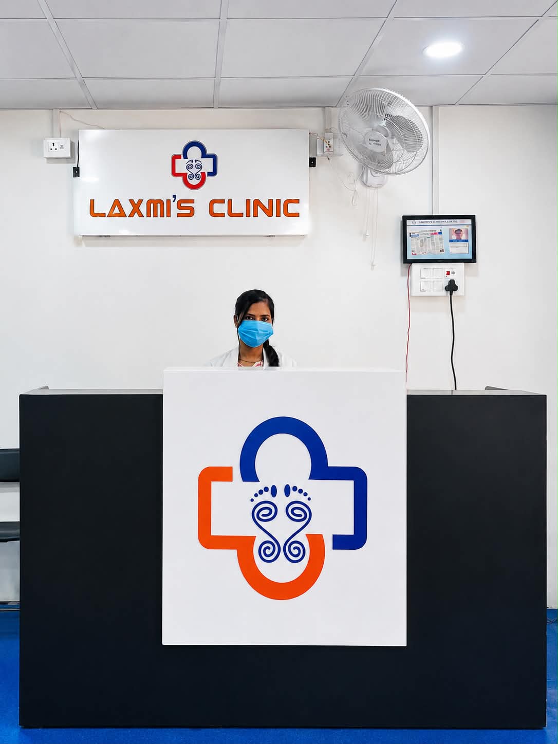 Friendly care at reception